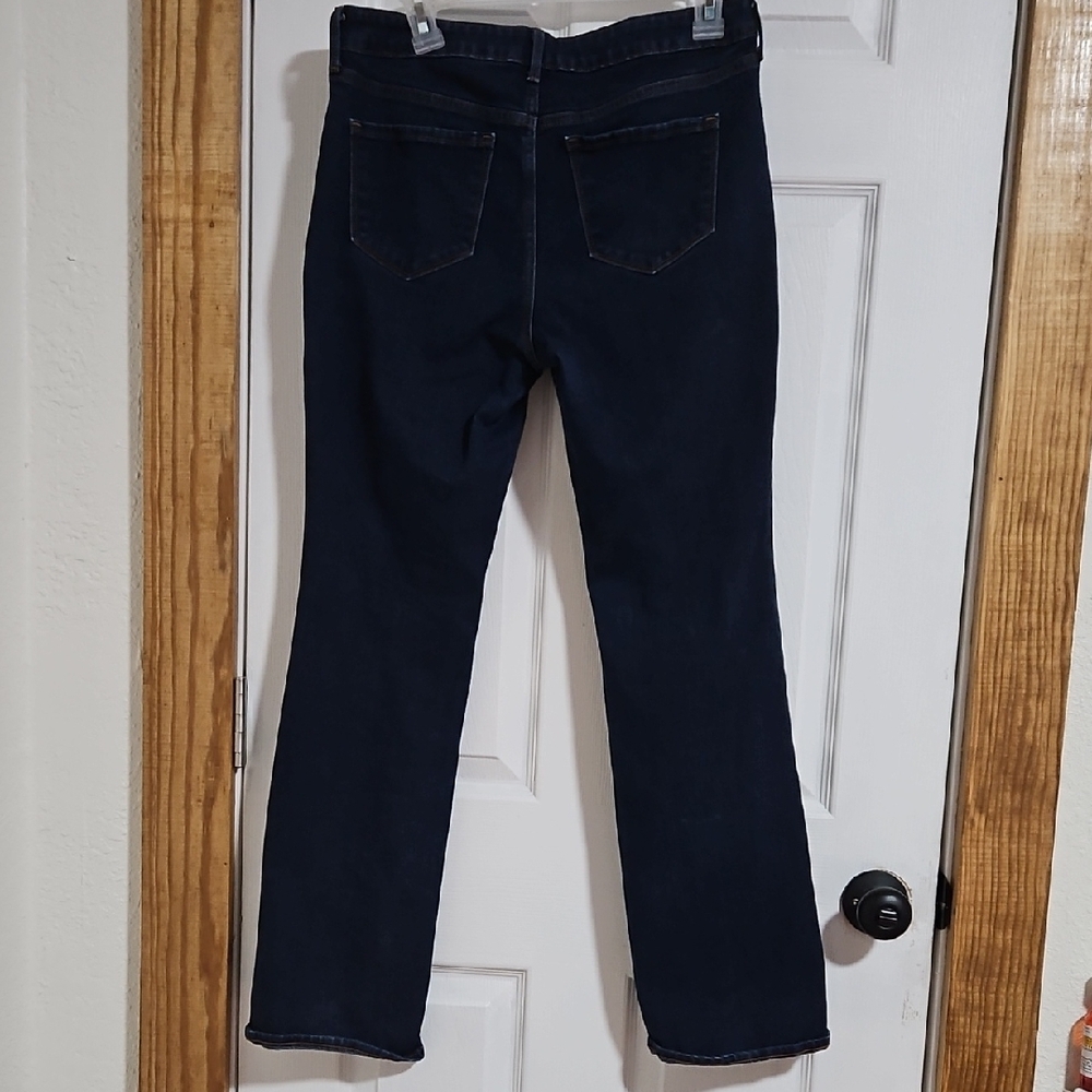Old Navy Women's Straight Leg Black Jeans - Picture 4 of 4